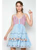H.H.G. Kleid in Rosa/ Hellblau
