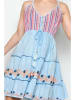H.H.G. Kleid in Rosa/ Hellblau