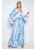 H.H.G. Jurk wit/blauw