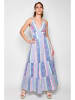 H.H.G. Kleid in Blau/ Rosa