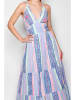 H.H.G. Kleid in Blau/ Rosa