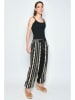 H.H.G. Hose in Schwarz/ Creme