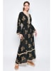H.H.G. Kleid in Schwarz/ Gold