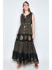 H.H.G. Kleid in Schwarz/ Gold
