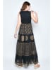 H.H.G. Kleid in Schwarz/ Gold