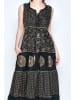 H.H.G. Kleid in Schwarz/ Gold