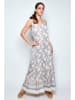 H.H.G. Kleid in Beige/ Blau