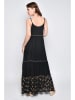 H.H.G. Kleid in Schwarz/ Gold