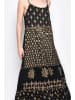H.H.G. Kleid in Schwarz/ Gold