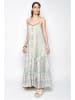H.H.G. Kleid in Beige/ Hellblau