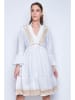 H.H.G. Jurk wit/beige