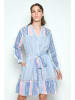 H.H.G. Kleid in Hellblau/ Rosa