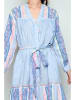 H.H.G. Kleid in Hellblau/ Rosa