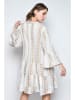 H.H.G. Kleid in Weiß/ Beige