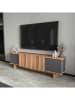 Scandinavia Concept TV-ladekast lichtbruin/grijs - (B)180 x (H)50 x (D)33 cm