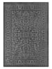 NORTHRUGS Outdoor-Wendeteppich "Kona" in Schwarz/ Weiß