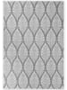 NORTHRUGS Omkeerbaar outdoortapijt "Liora" grijs/wit