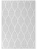 NORTHRUGS Omkeerbaar outdoortapijt "Liora" grijs/wit