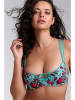 Marlies Dekkers Beugelloze beha turquoise/rood
