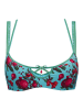 Marlies Dekkers Beugelloze beha turquoise/rood