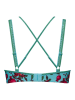 Marlies Dekkers Beugelloze beha turquoise/rood