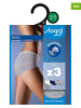 Sloggi 3er-Set: Pantys in Dunkelblau/ Grau/ Weiß