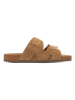 s.Oliver Leren slippers lichtbruin