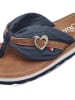 s.Oliver Teenslippers donkerblauw/lichtbruin