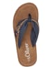 s.Oliver Teenslippers donkerblauw/lichtbruin