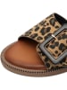 s.Oliver Slippers lichtbruin/zwart