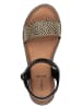 s.Oliver Sandalen zwart/beige
