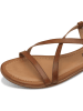 s.Oliver Leren sandalen lichtbruin