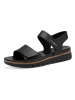 s.Oliver Sandalen in Schwarz
