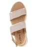 s.Oliver Leder-Sandaletten in Beige