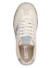 s.Oliver Sneakers in Weiß/ Hellblau/ Beige