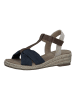 s.Oliver Sleehaksandalen donkerblauw