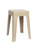 Garden Spirit 2er-Set: Hocker ''Spectra'' in Beige - (B)34,5 x (H)47 x (T)34,5 cm