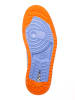 Nike Leder-Sneakers "Jordan 1 High Zoom Air" in Weiß/ Hellblau/ Orange