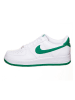 Nike Leren sneakers "Air Force 1 '07" wit/groen