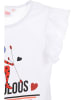 Lady Bug Shirt "Lady Bug" in Weiß/ Bunt