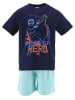Batman Pyjama "Batman" donkerblauw/lichtblauw