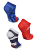 Spiderman 3er-Set: Socken "Spiderman" in Blau/ Rot