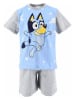 Bluey Pyjama "Bluey" in Grau/ Hellblau