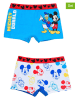 Disney Mickey Mouse 2er-Set: Boxershorts "Mickey" in Blau/ Bunt