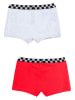 Sonic 2er-Set: Boxershorts "Sonic" in Weiß/ Rot