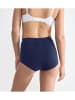 Sloggi Pełne figi high waist (4 pary) w kolorze granatowo-białym