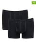 Sloggi 2er-Set: Boxershorts in Schwarz