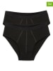 Sloggi 2er-Set: Slips in Schwarz