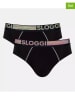 Sloggi 2er-Set: Slips "Go ABC" in Schwarz