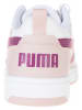 Puma Sneakers "Rebound V6 Lo" in Weiß/ Rosa/ Pink